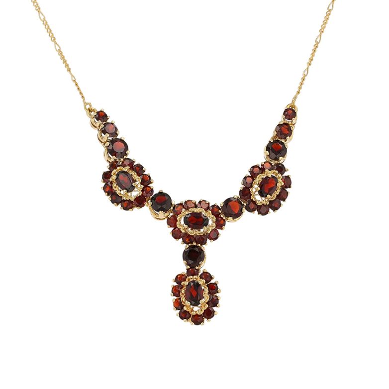 Acheter Collier grenats 7.5 carats or jaune 14.47g Comme neuf - 2300,00 € Collier grenats 7.5 carats or jaune 14.47g Comme neuf - reconditionné disponible sur Gemme Les Bijoux